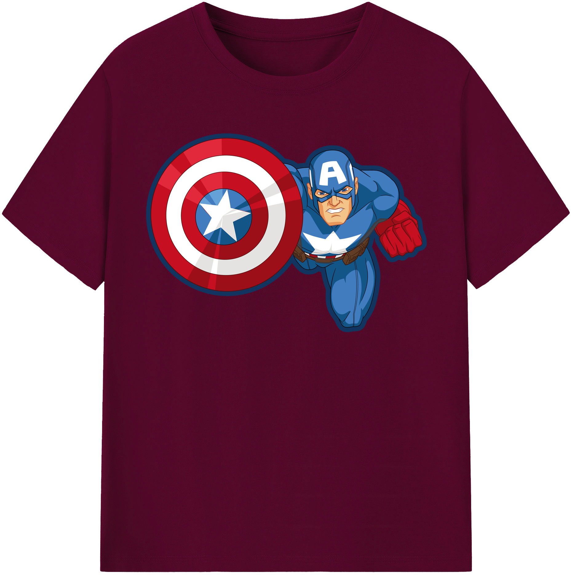 （画像用） アベンジャーズ The Avengers レディースカジュアルプリントTシャツ（綿100％）
